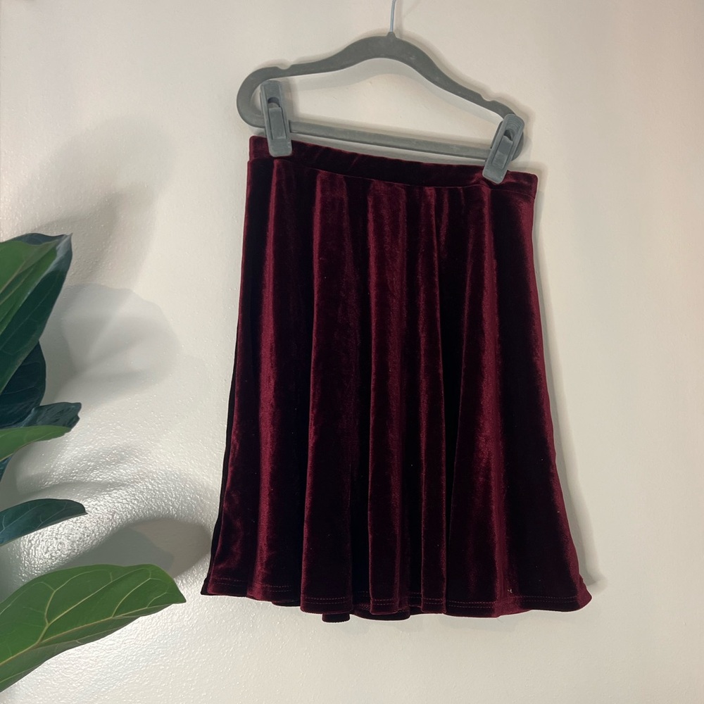 Velvet skirt